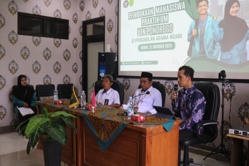 PA Ngawi Terima Mahasiswa Praktikum UIN Ponorogo, Tekankan Pentingnya Integritas dan Profesionalisme di Dunia Peradilan