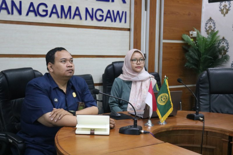 PA Ngawi Ikuti Rapat Koordinasi Pagu Minus MA RI Secara Virtual