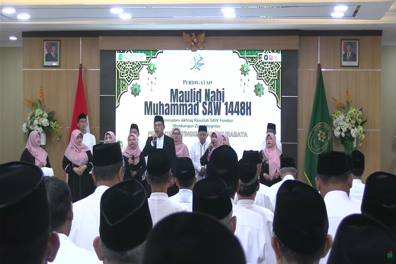Sinergi Pengadilan Agama se-Jawa Timur, PA Ngawi Ikuti Rakor dan Peringatan Maulid Nabi Muhammad SAW 1448 H