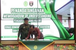 Teken MoU “NGOBRAS”, Pengadilan Agama Ngawi Gandeng DISKOMINFO Sebarkan Literasi Hukum