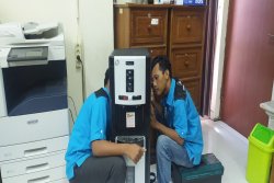 Demi Menunjang Kenyamanan Kerja Pegawai, PA Ngawi Maintenance Dispenser Air