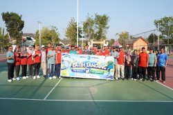 Sportivitas dan Kebersamaan Warnai Laga Tenis Persahabatan PTWP Madiun Raya–Solo Raya